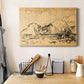Hatched Horizon II - Canvas Art Print