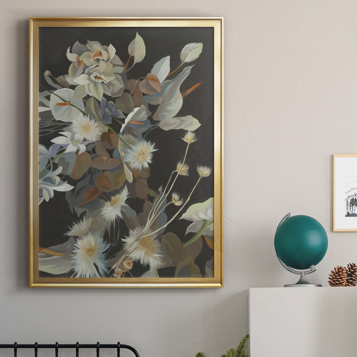 Turn a New Leaf - Modern Framed Canvas Print