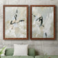 Scribble Veil I - Premium Framed Canvas 2 Piece Set - Ready to Hang