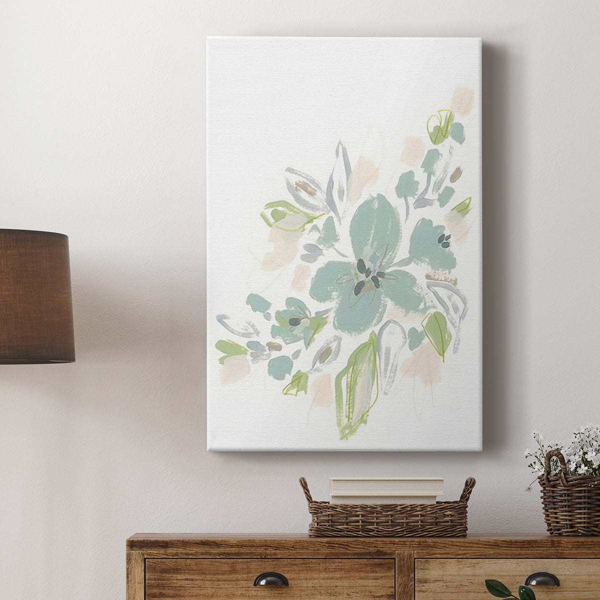 Seafoam Petals II - Canvas Art Print