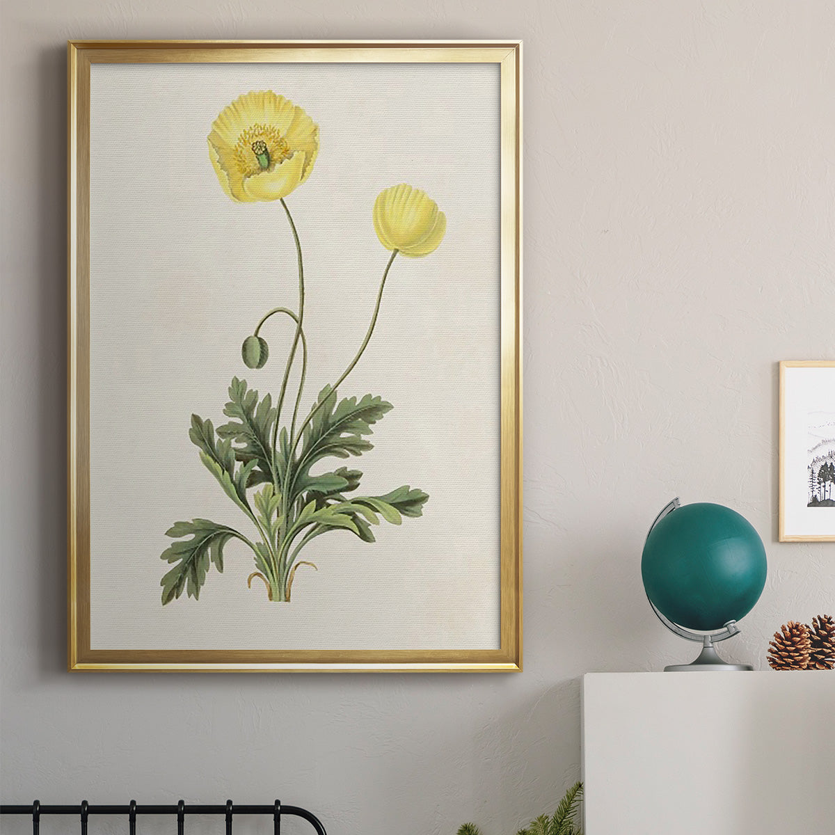 Flowers of the Seasons XII - Modern Framed Canvas Print