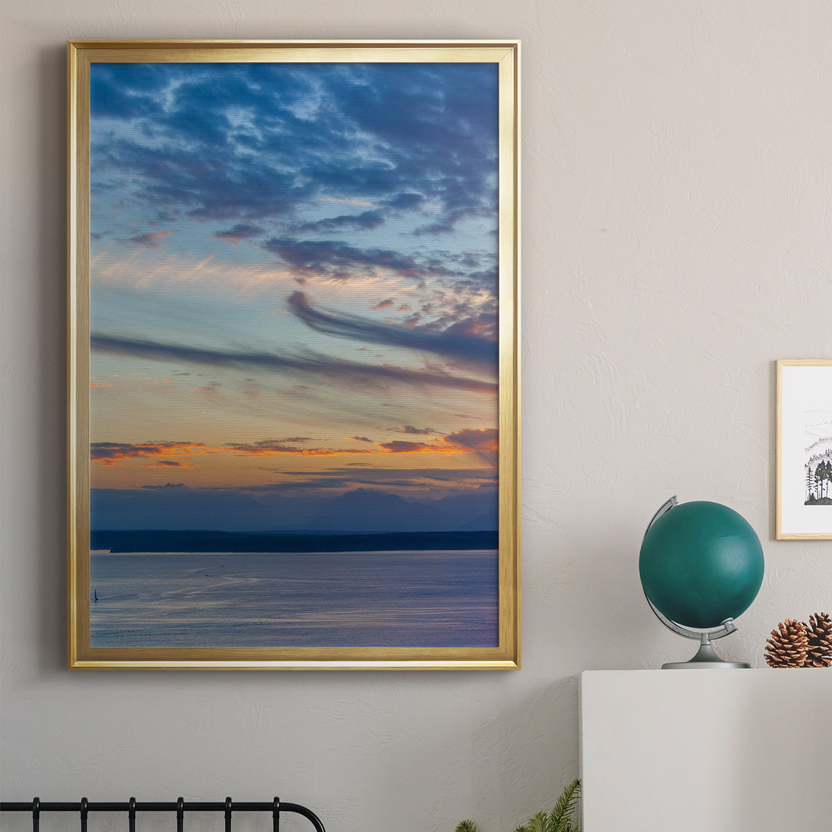 Cloud Variations - Modern Framed Canvas Print