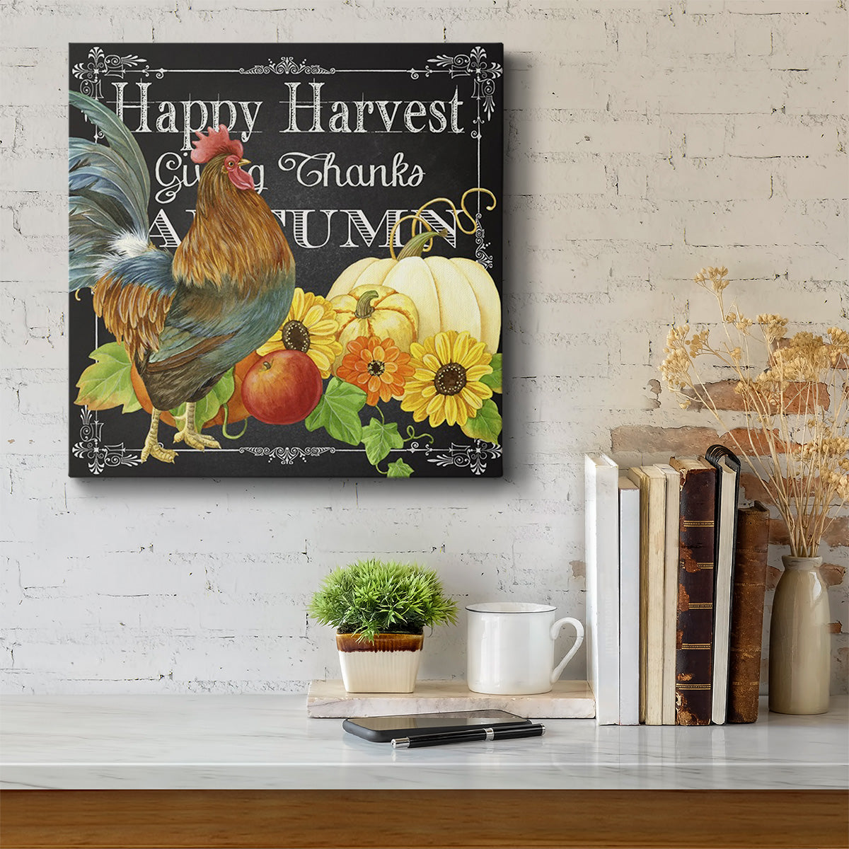 Harvest Greetings III-Premium Gallery Wrapped Canvas - Ready to Hang