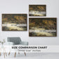 Waterfall in Hallingdal, 1848 - Floater Framed Canvas Print