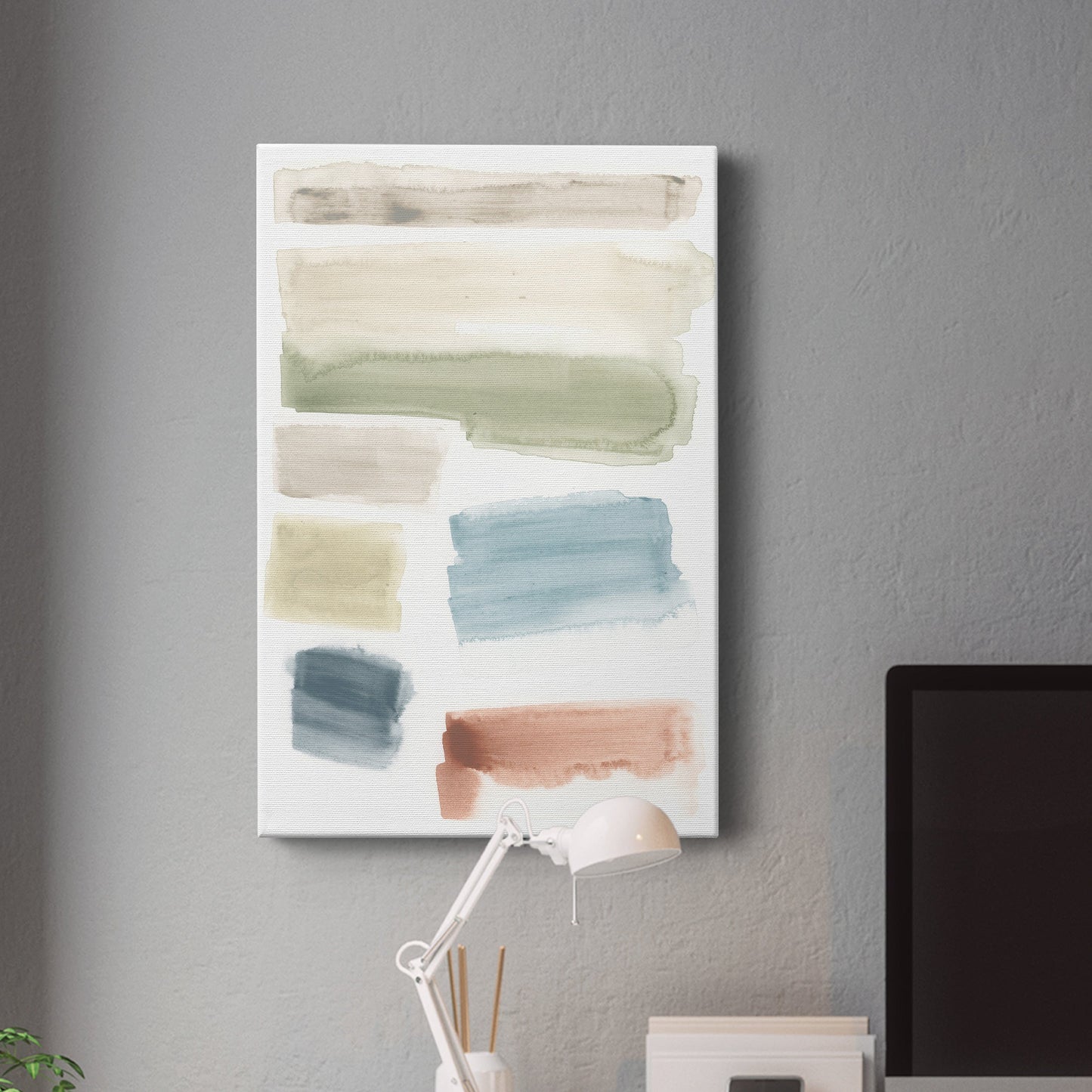 Watercolor Swatches I Premium Gallery Wrapped Canvas - Ready to Hang