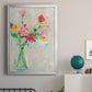 Painterly Soft Bouquet I - Modern Framed Canvas Print