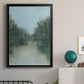 Marsh Morning Fog I - Modern Framed Canvas Print