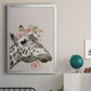 Peek A Boo Giraffe II - Modern Framed Canvas Print