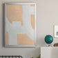 Neutral Winding Paths II - Modern Framed Canvas Print