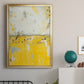 Yellow Bound - Modern Framed Canvas Print