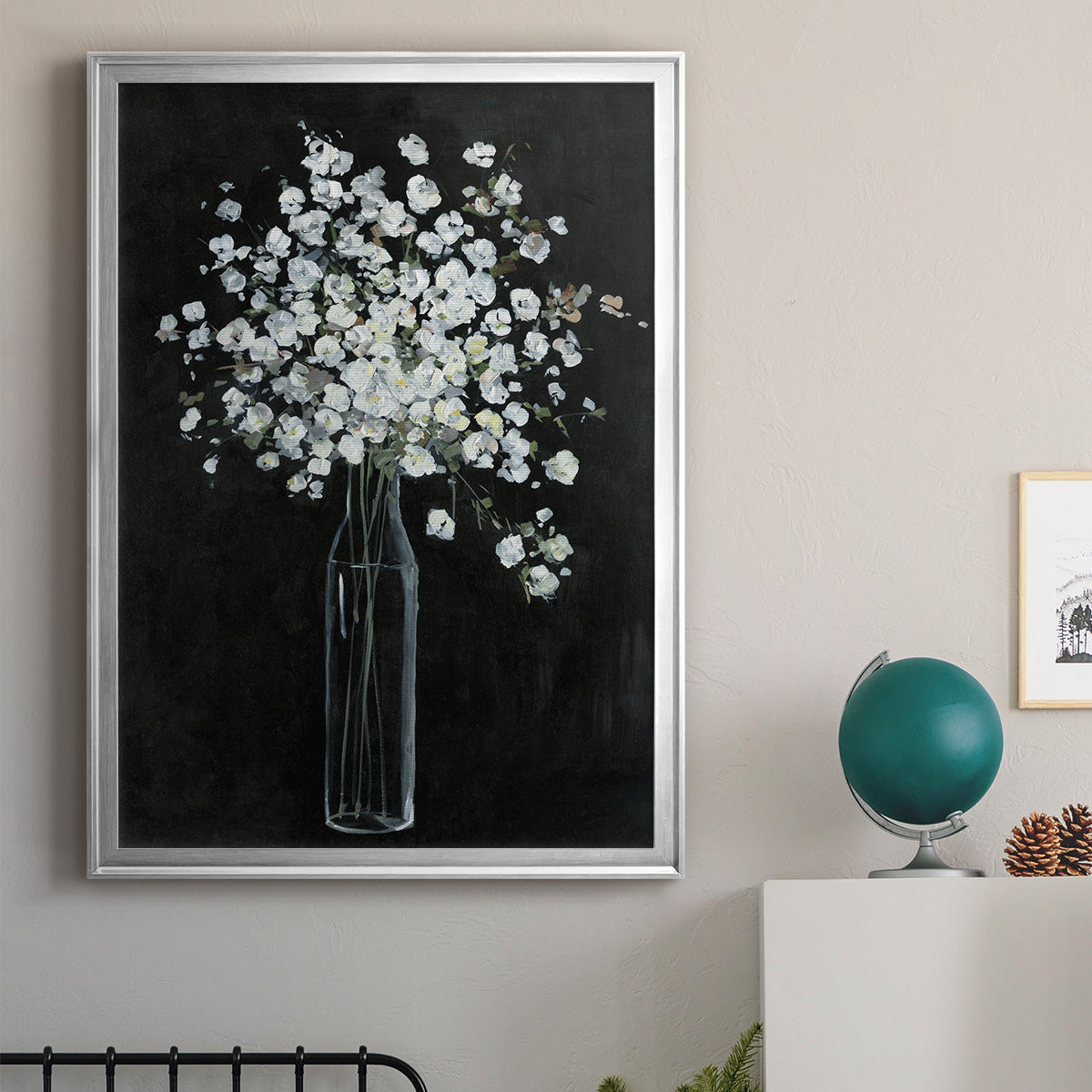 Filled with Spring - Modern Framed Canvas Print