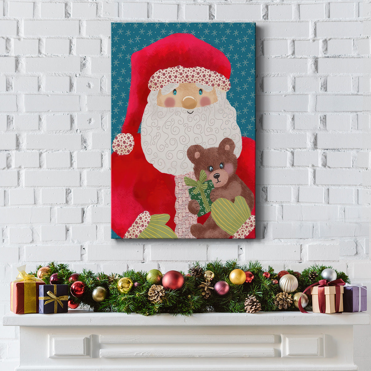 Santa Pack II - Gallery Wrapped Canvas