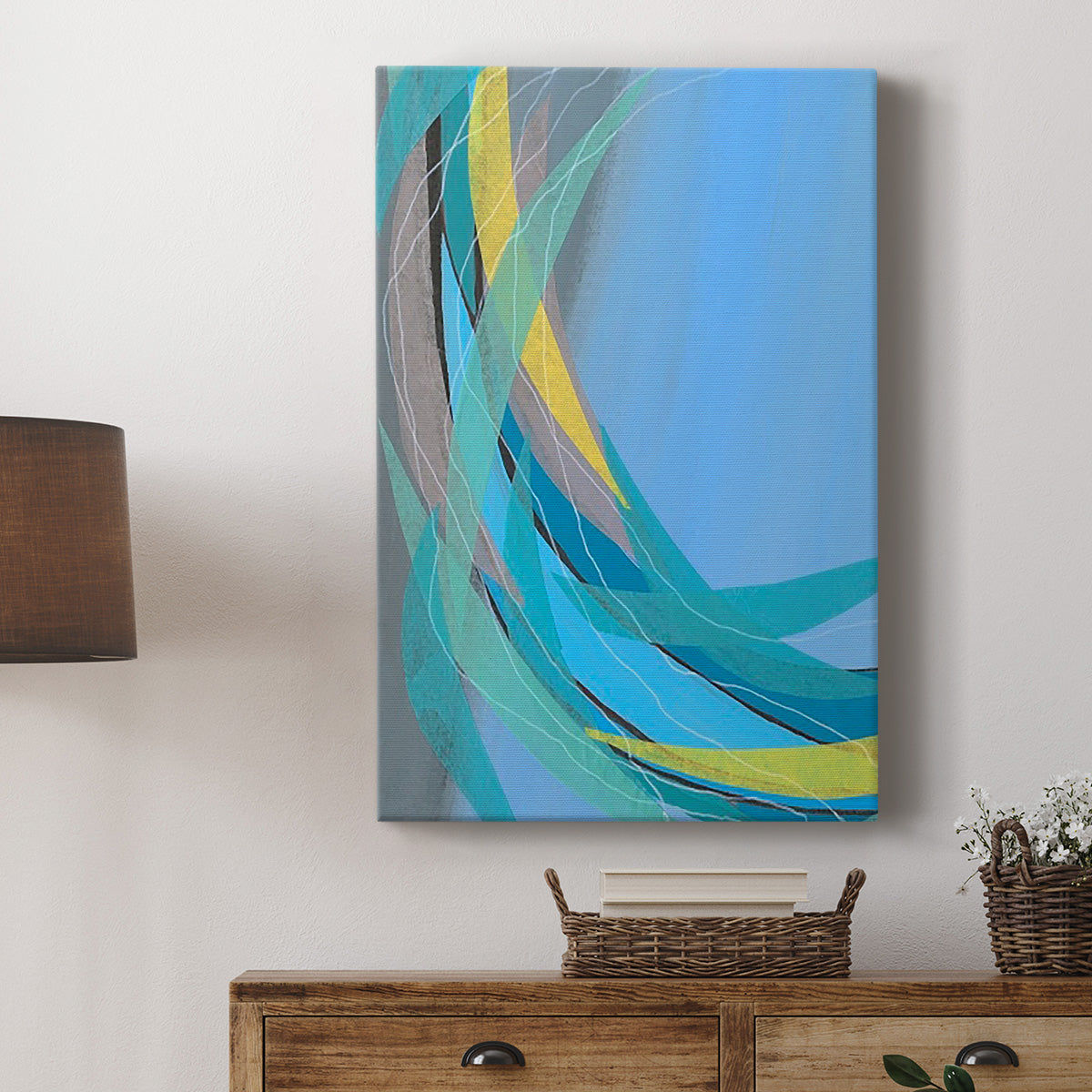 Circulating Flow I - Canvas Art Print