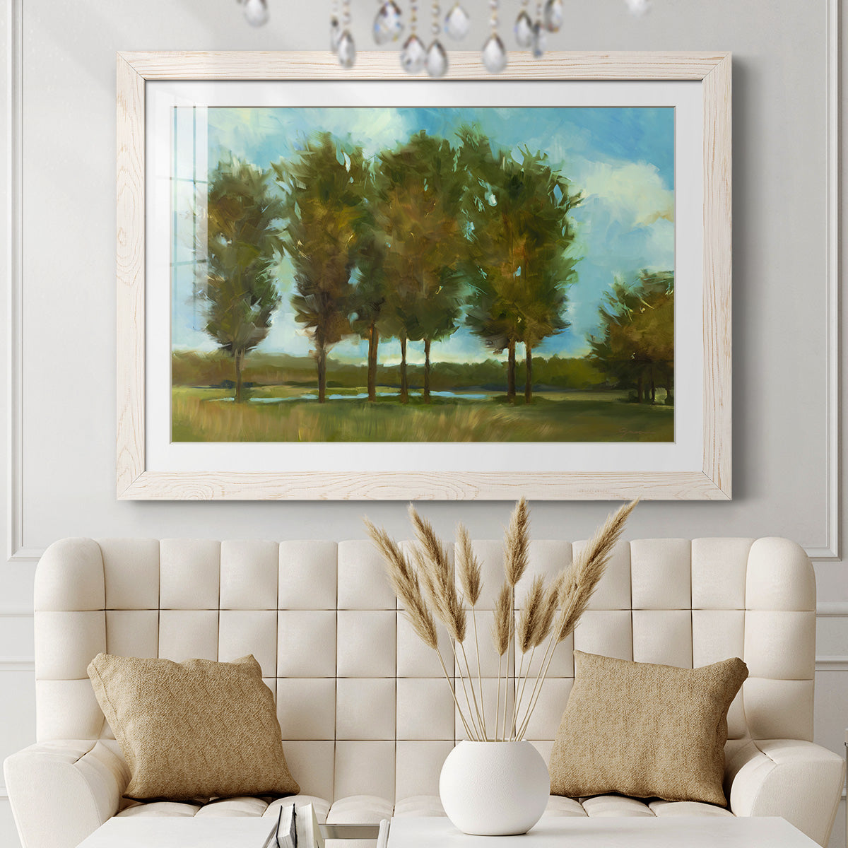 Tall Trees - Barnwood Framed Art Print