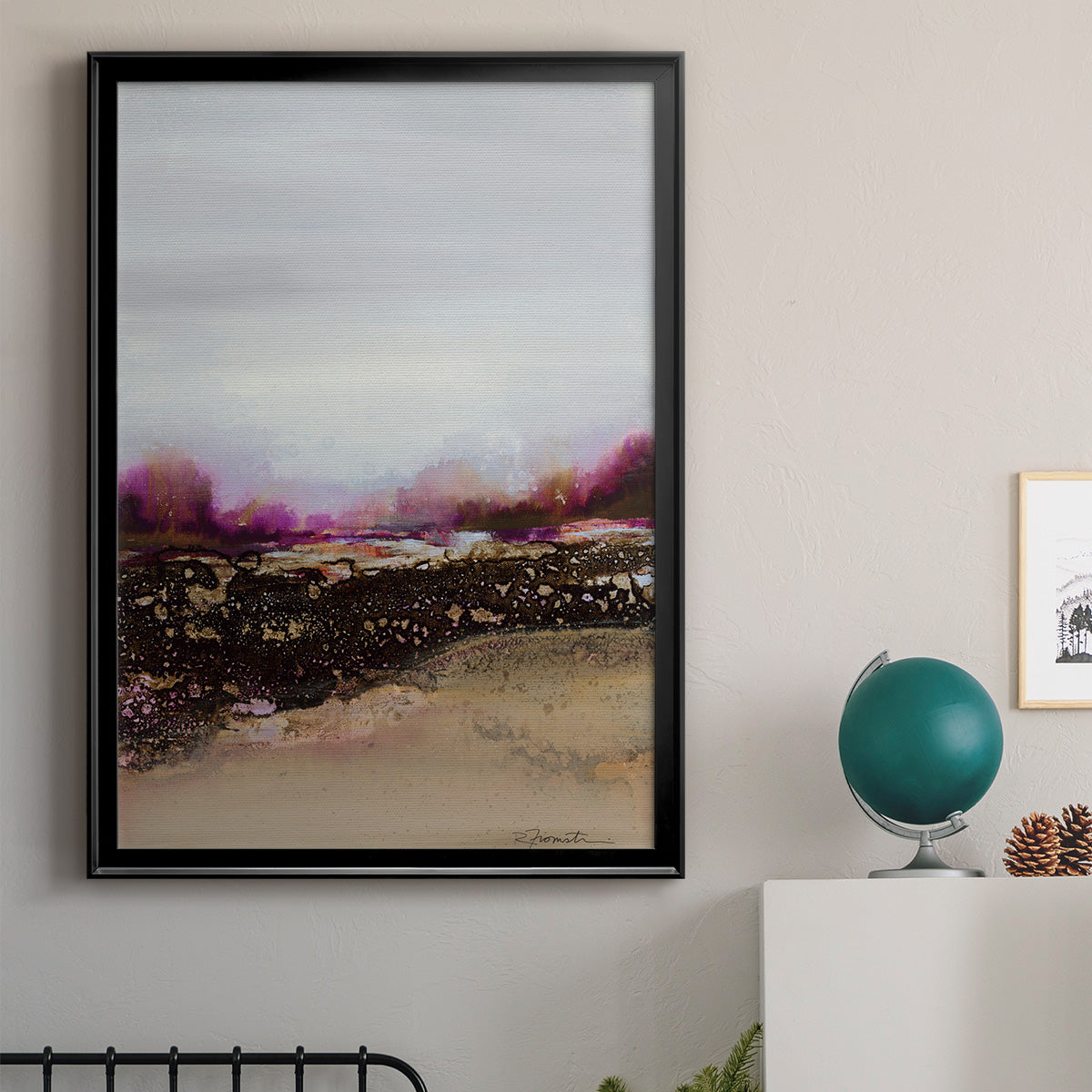 Reflections of My Mind - Modern Framed Canvas Print