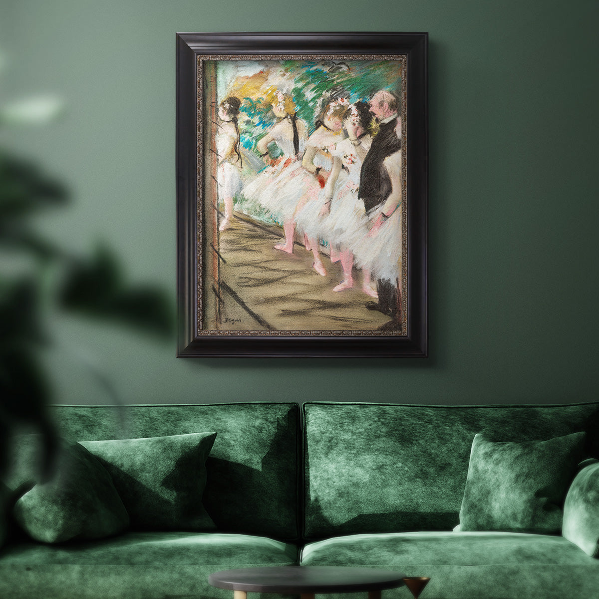 The Ballet, 1880 - Ornate Framed Canvas Print