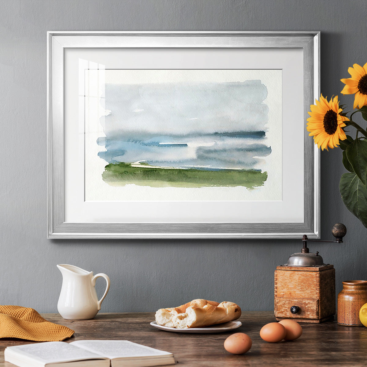 Coastline Splash II Premium Framed Print - Ready to Hang