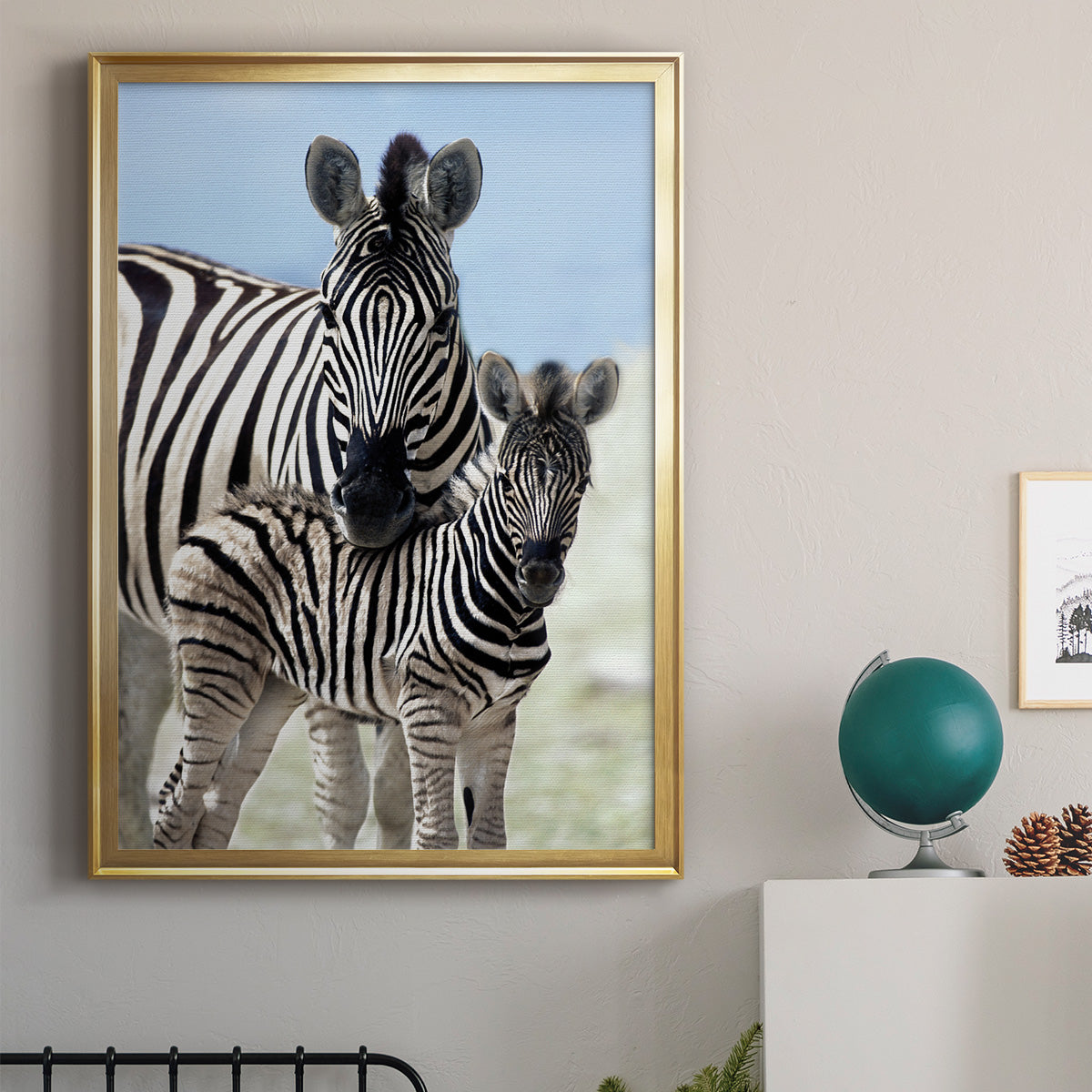 Family of Namibia - Modern Framed Canvas Print