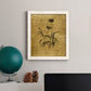 Gold Sketch Botanical I - Premium Canvas Framed in Barnwood - Ready to Hang