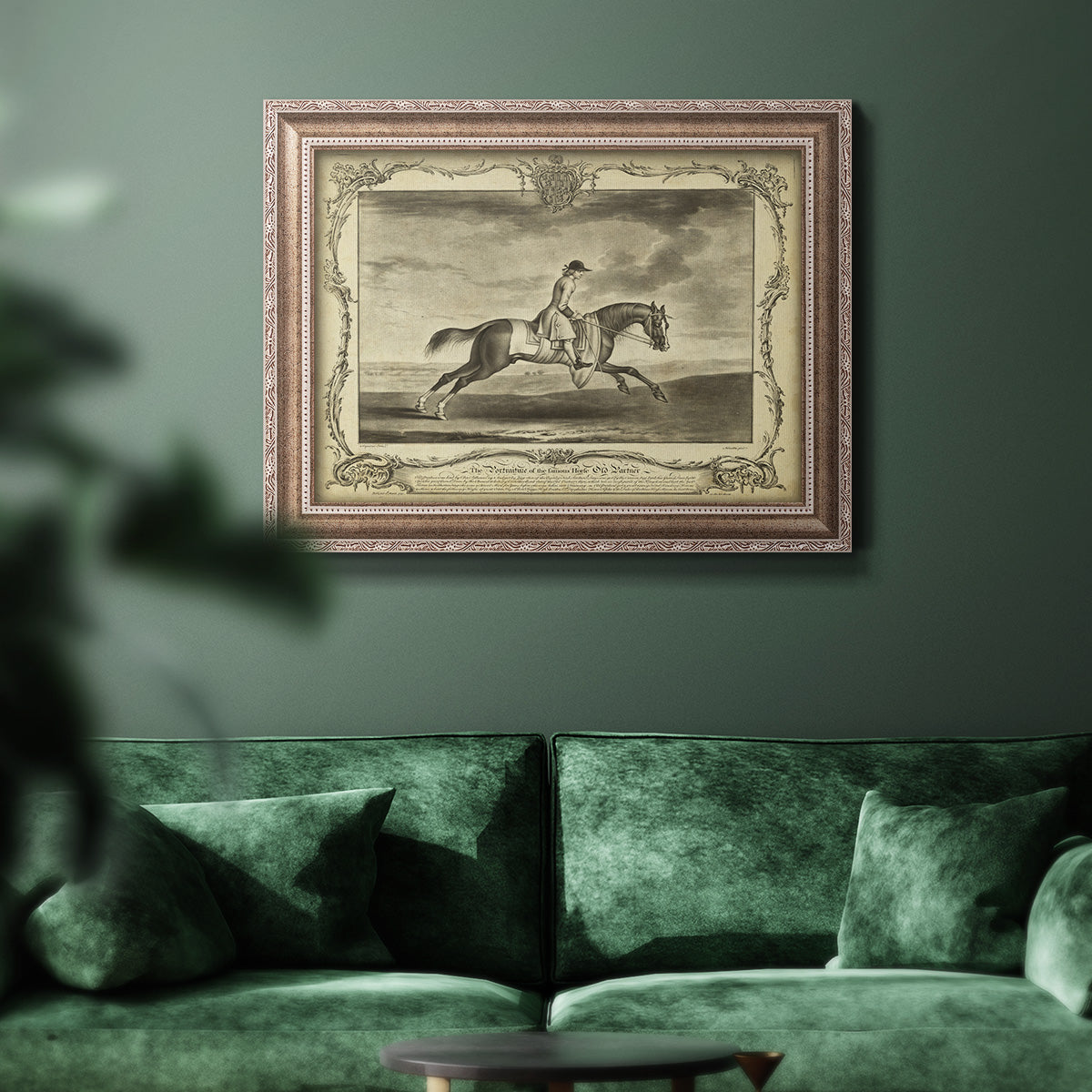 Distinguished Horses I Premium Framed Canvas- Ready to Hang