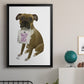 Love and Boxer - Modern Framed Canvas Print