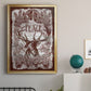 Red Wood Peace -  Framed Canvas Print