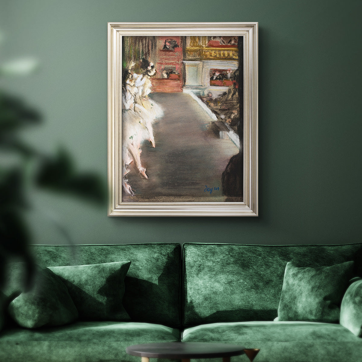 Dancers at the Old Opera House - Ornate Framed Canvas Print