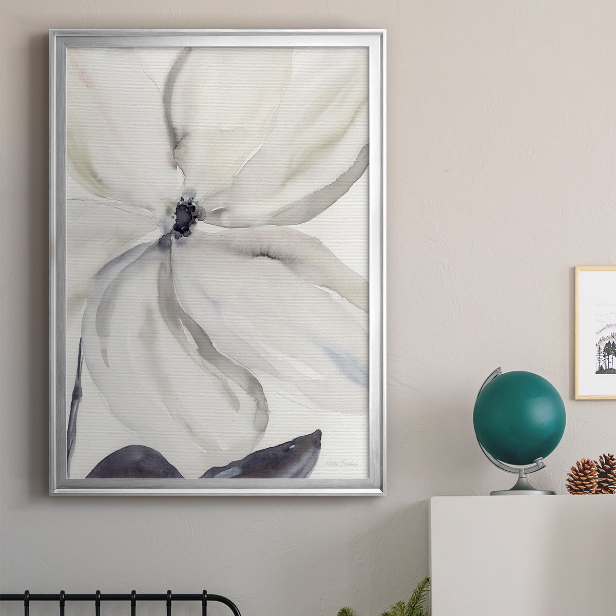 Daybreak Bloom I - Modern Framed Canvas Print