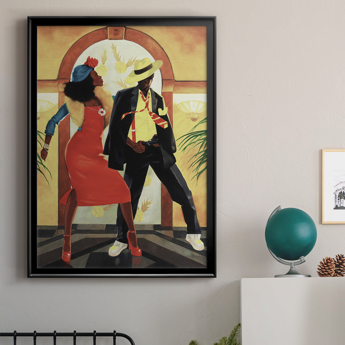 Night Out I - Modern Framed Canvas Print