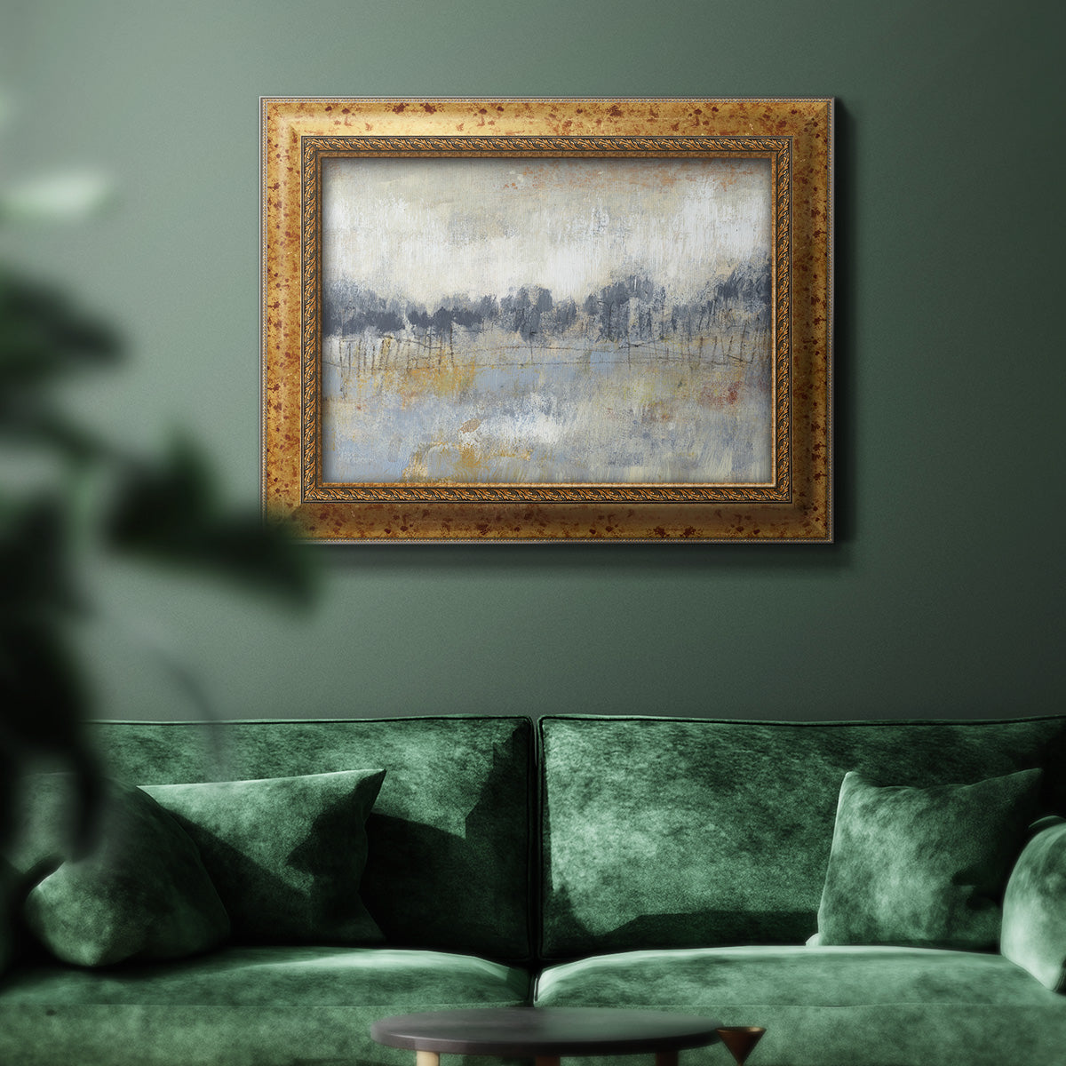 Cool Grey Horizon II Premium Framed Canvas- Ready to Hang