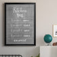 Bon Appetit - Modern Framed Canvas Print