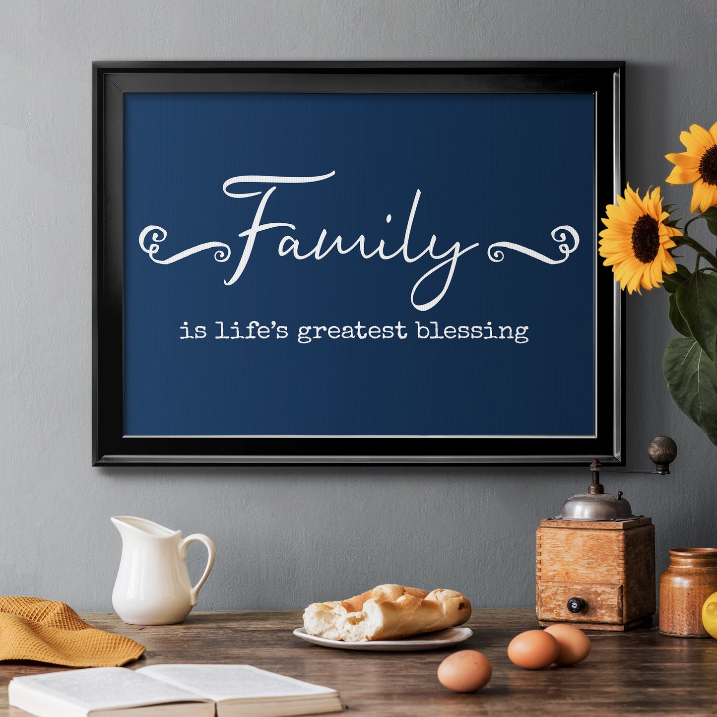 Family Greatest Blessing Premium Classic Framed Canvas - Ready to Hang