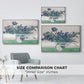 Irises, 1890 - Floater Framed Canvas Print