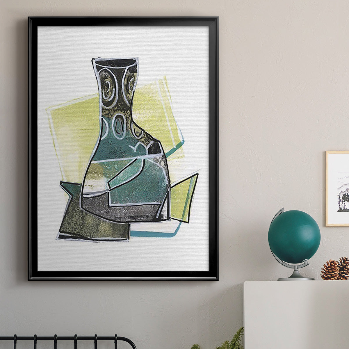 Jubilee Jugs I - Modern Framed Canvas Print