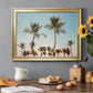 Aruba Palm - Modern Framed Canvas Print
