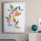 Color Pop Leaves II - Modern Framed Canvas Print