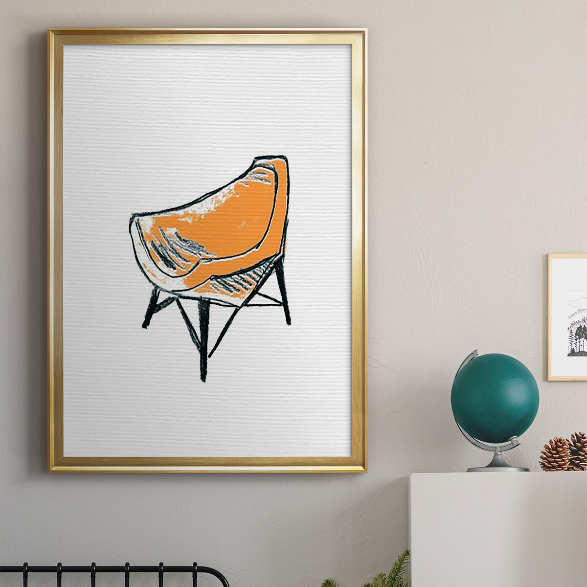 Take a Seat XII - Modern Framed Canvas Print