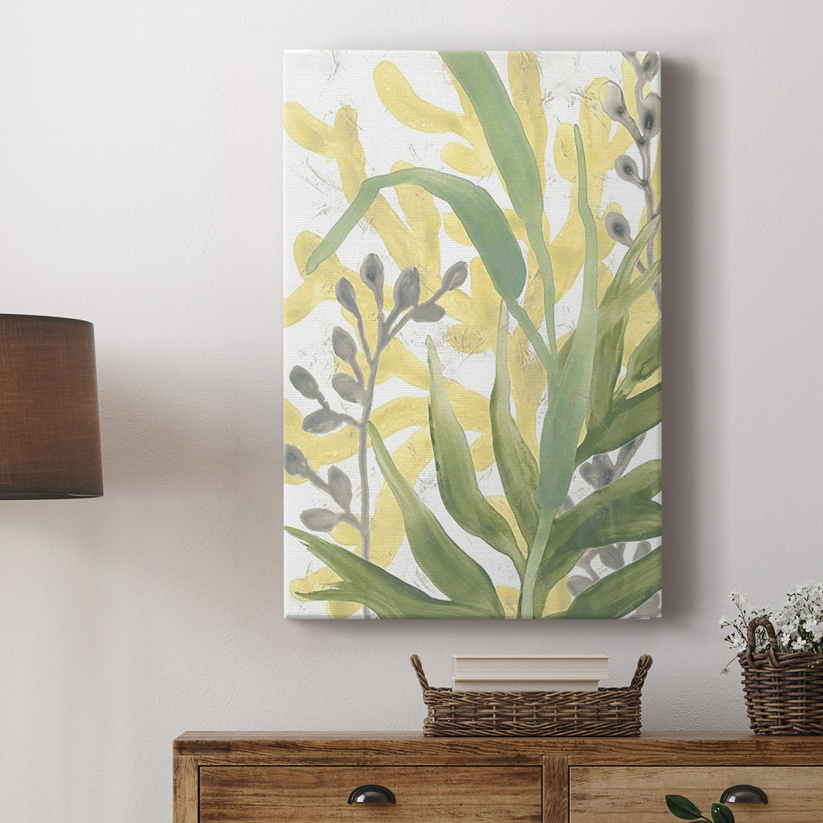 Sea Grass Fresco I Premium Gallery Wrapped Canvas - Ready to Hang