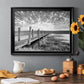 Sunset Contemplation Premium Classic Framed Canvas - Ready to Hang