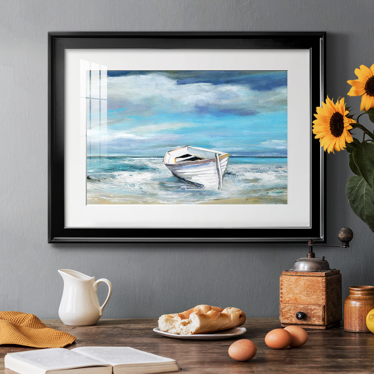 Classic Coast - Modern Framed Art Print