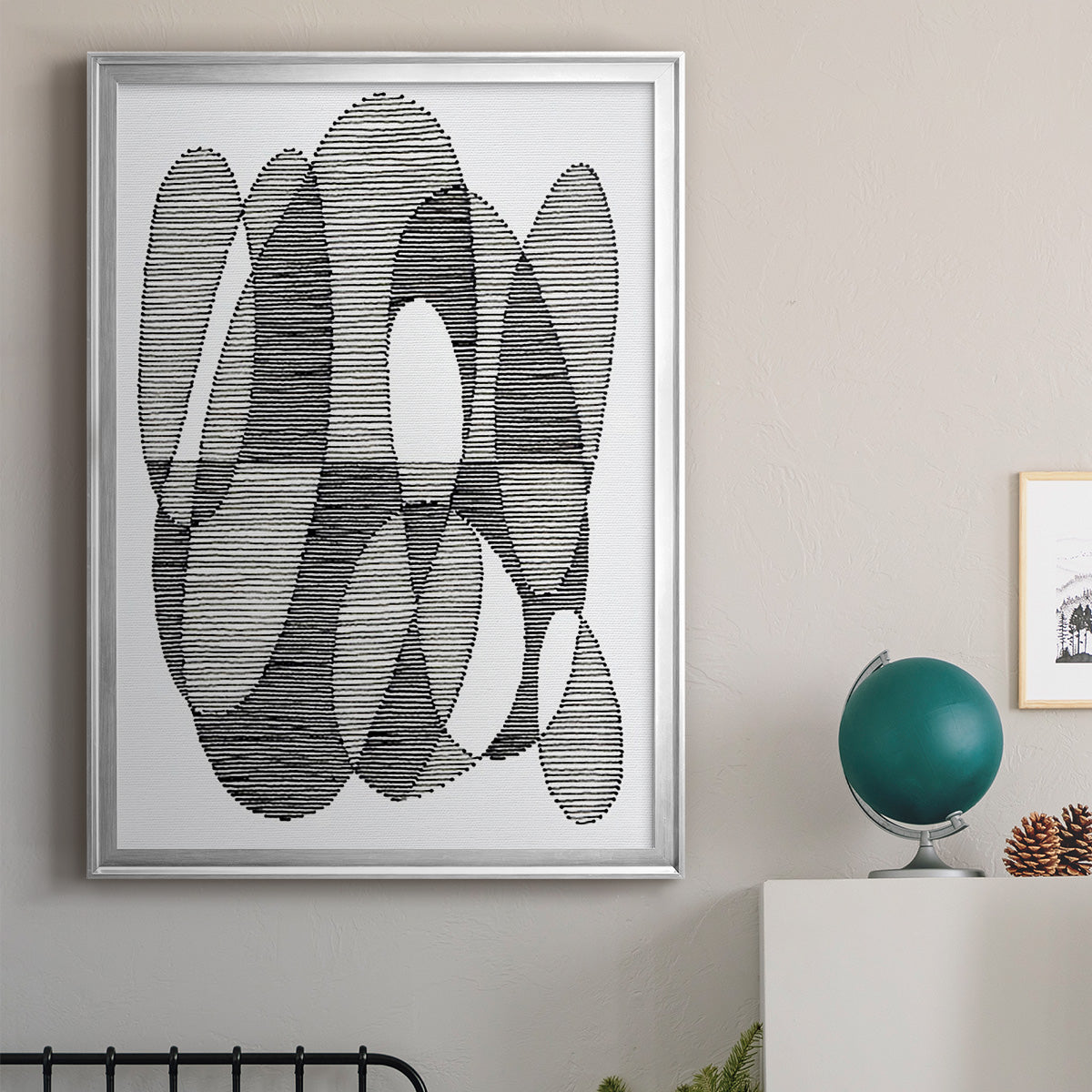 Opposite Day I - Modern Framed Canvas Print