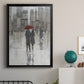 Rain in The City I - Modern Framed Canvas Print