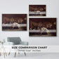 Funeral Feast, 1854 - Floater Framed Canvas Print