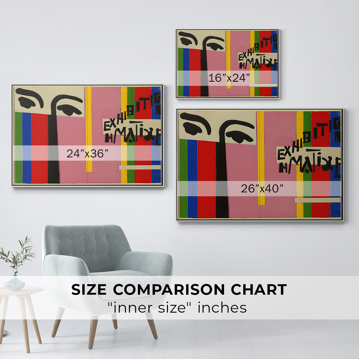 Design for Cover of Exhibition Catalogue, 1951 - Floater Framed Canvas Print