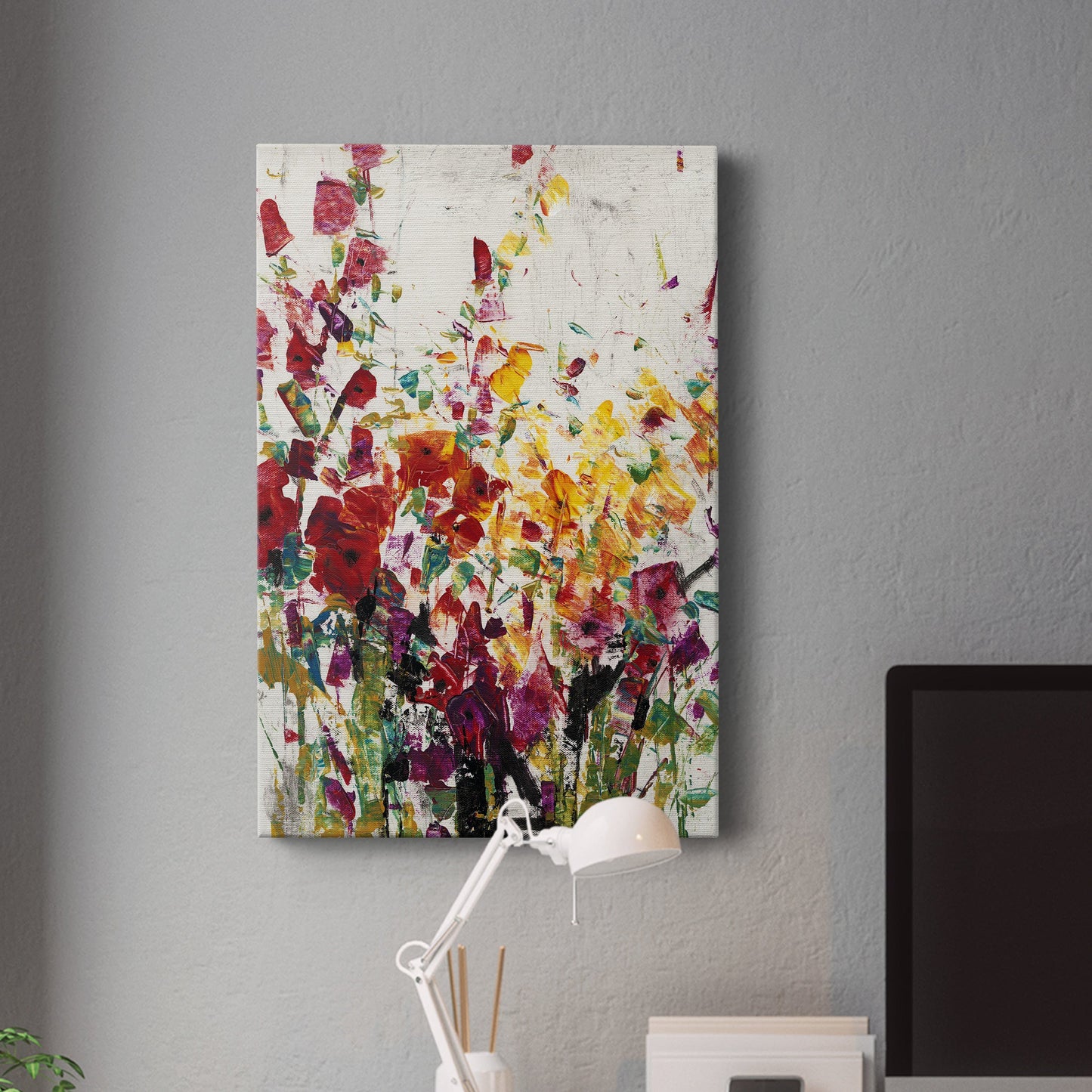 Wildflowers Blooming I Premium Gallery Wrapped Canvas - Ready to Hang