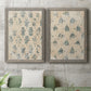 Vintage Blockprint I - Premium Framed Canvas 2 Piece Set - Ready to Hang