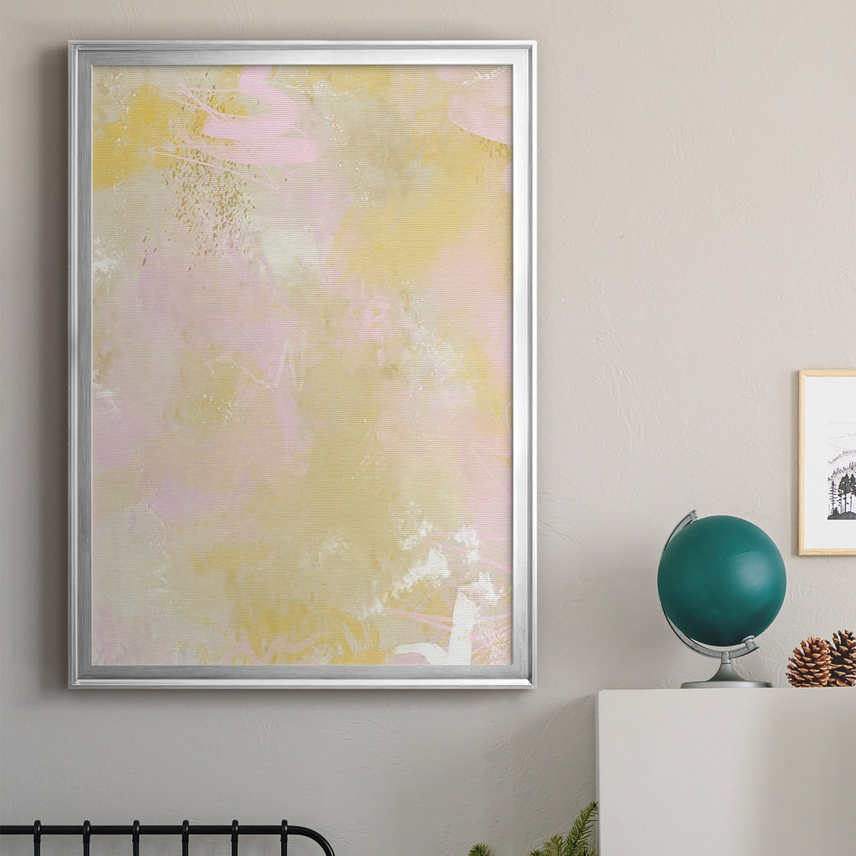 Lily's Laugh II - Modern Framed Canvas Print