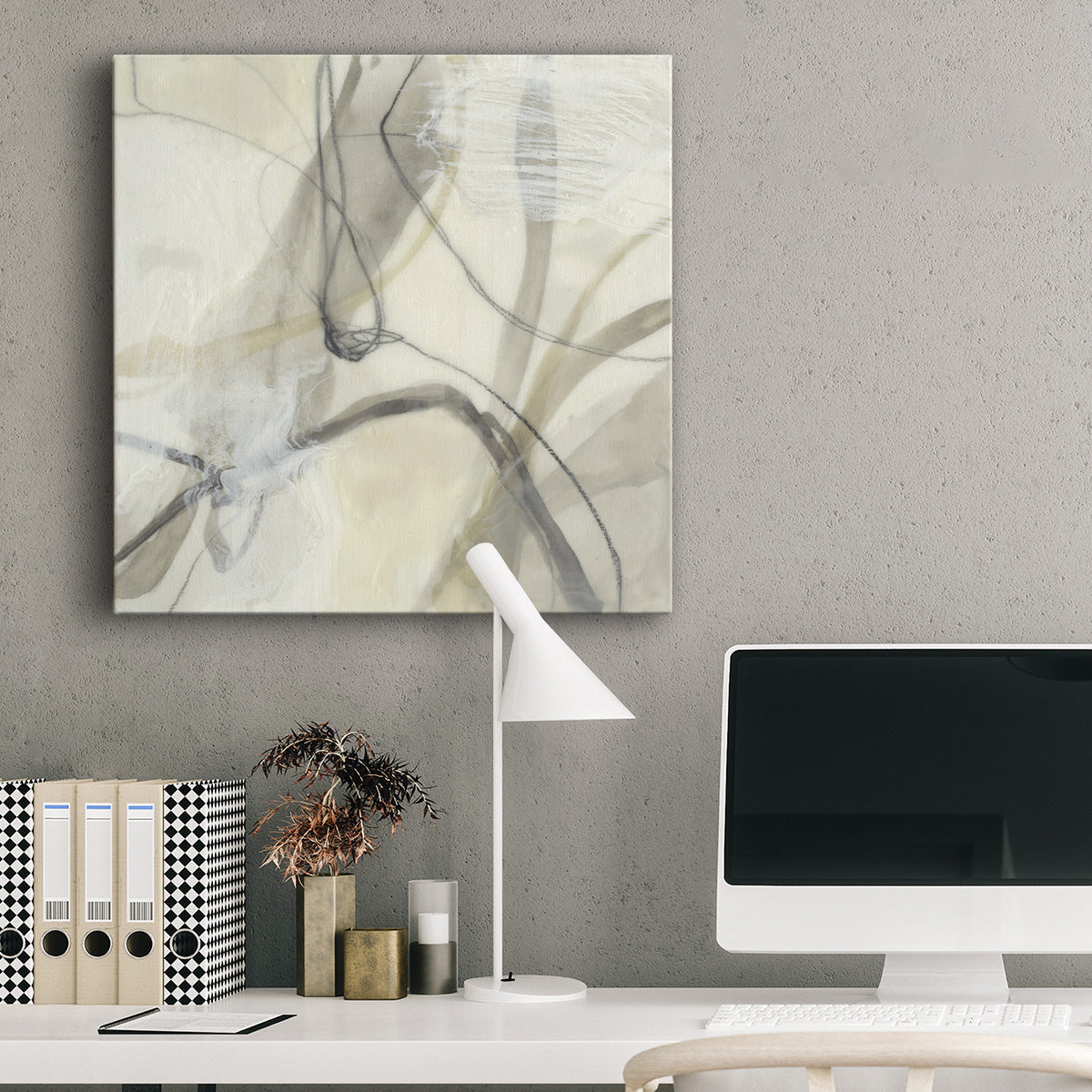 Flowing Neutrals II - Canvas Art Print