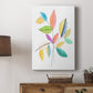 Color Pop Leaves I - Canvas Art Print