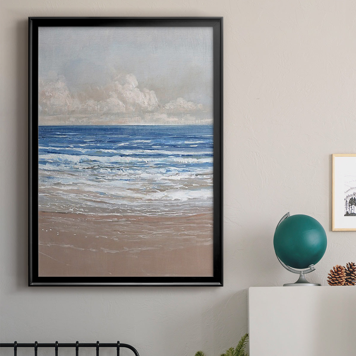 Stress-Free II - Modern Framed Canvas Print